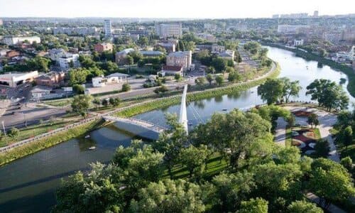 Сквер Стрілка в Харкові - історія та цікаві факти